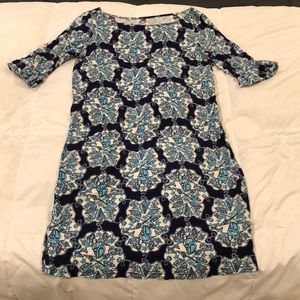 XS Lilly Pulitzer Nautical Ruffle Sleeve Dress